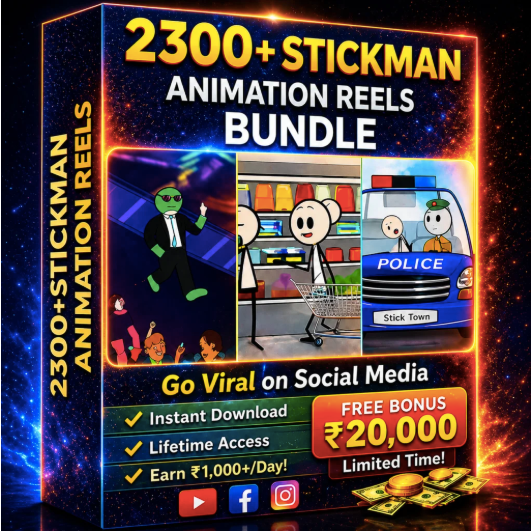2300+ Stickman reels bundle preview